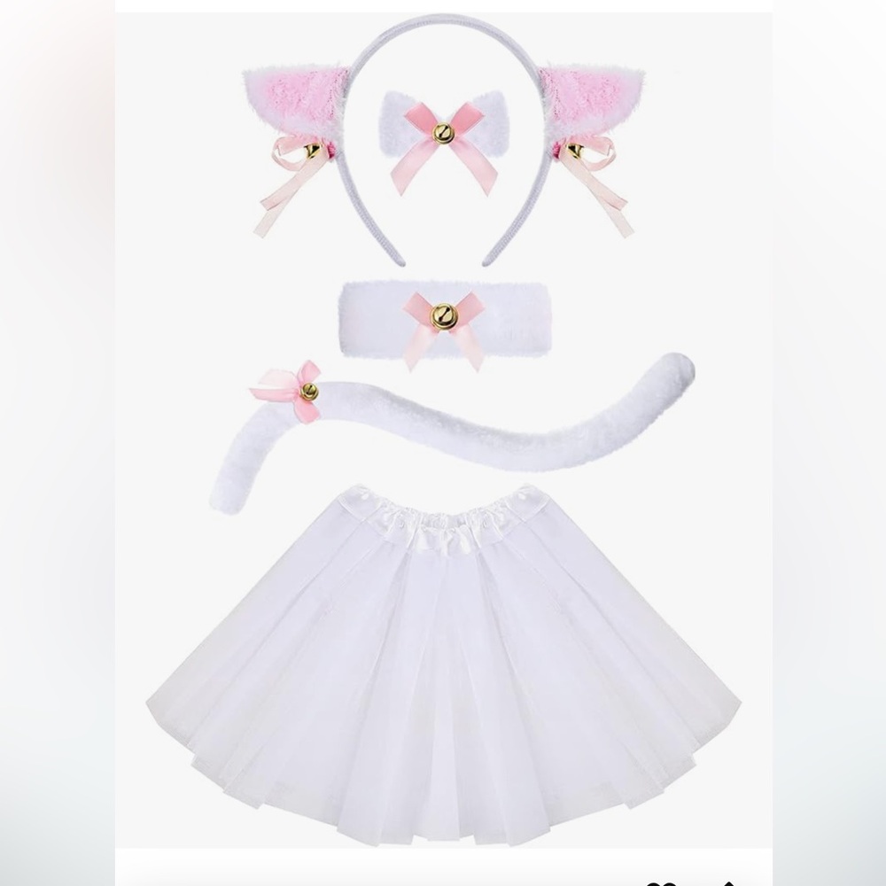 White Cat Cosplay Set